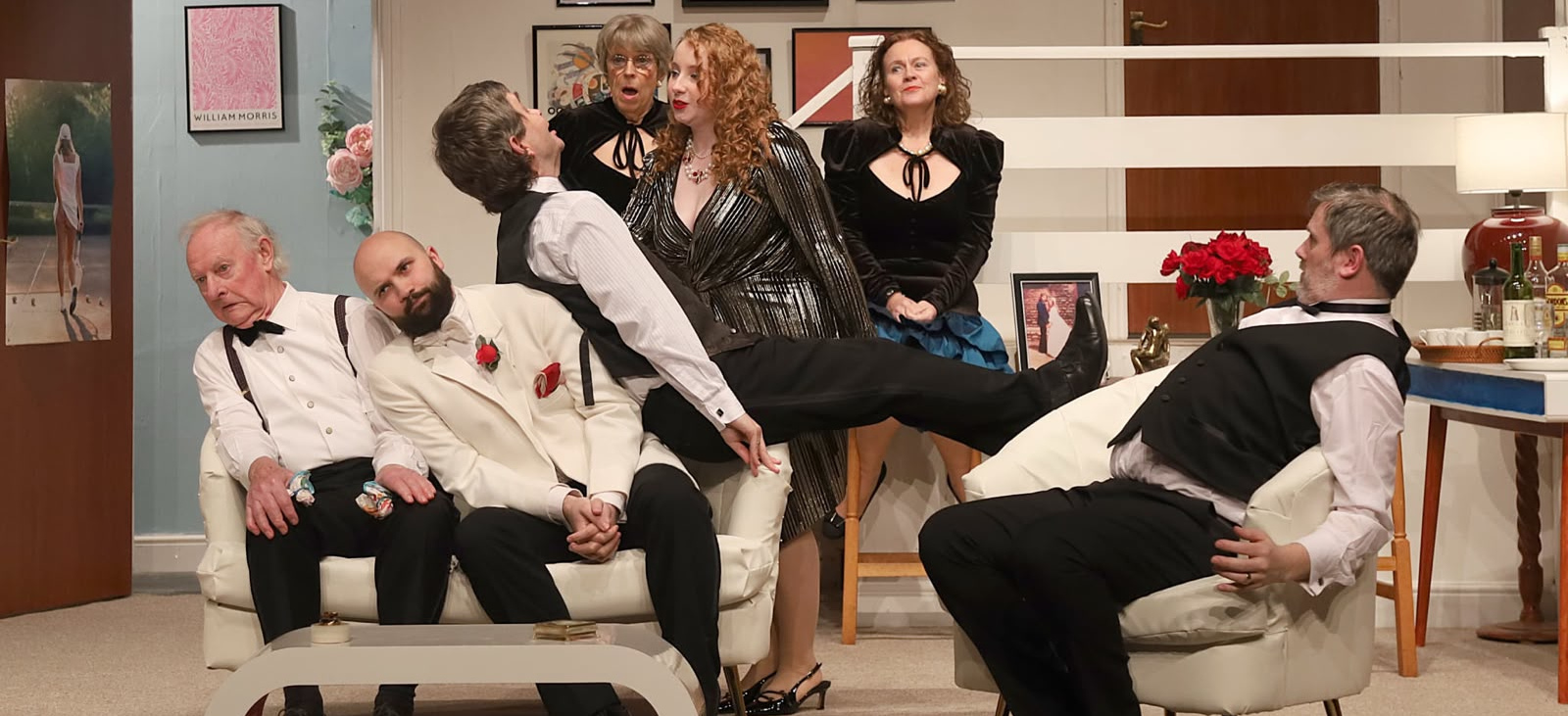 A scene from Rumours, January 2026
