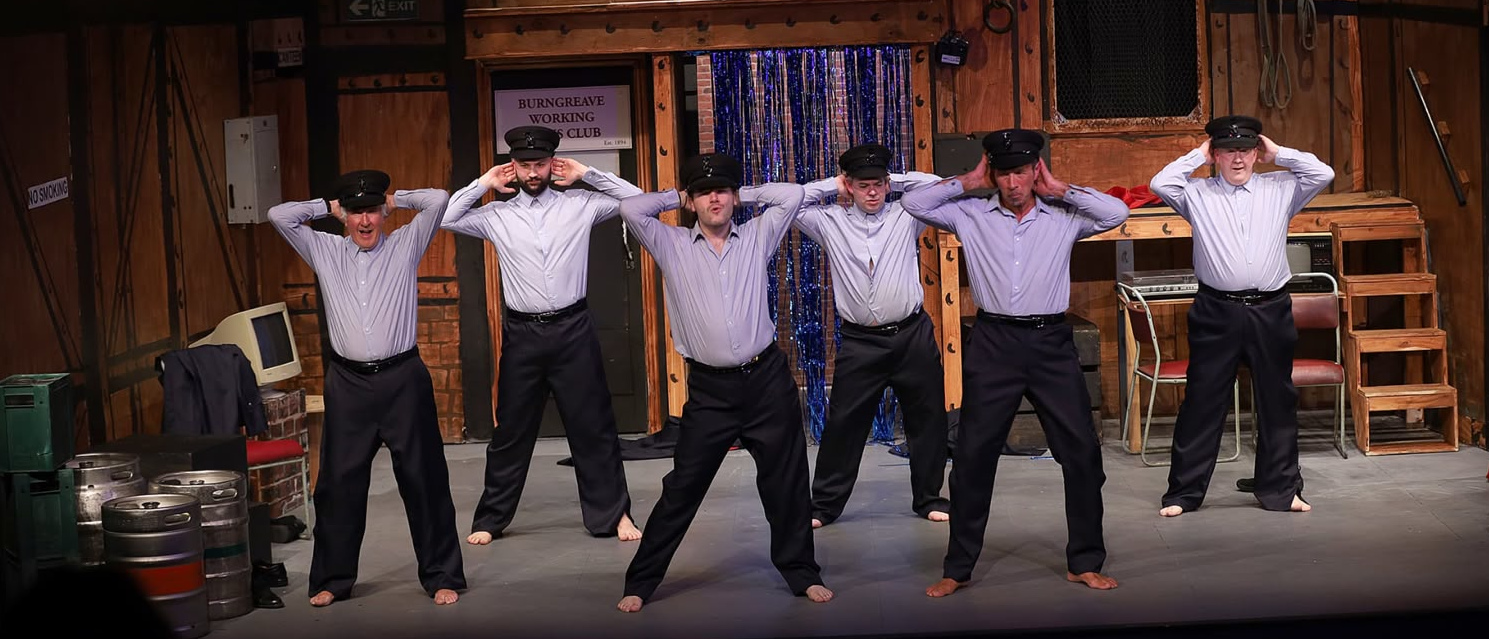 A scene from The Full Monty, May 2026